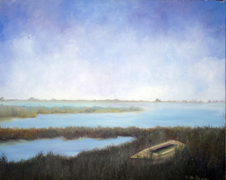 boat on the marsh