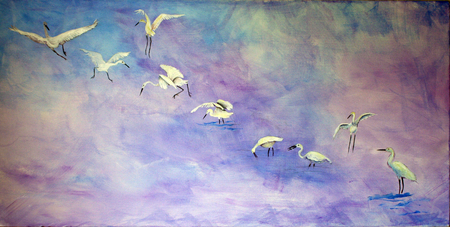 Egret ballet