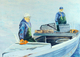 J B & Walt - partners & friends (John Berglin & Walt Lane) Southampton, NY