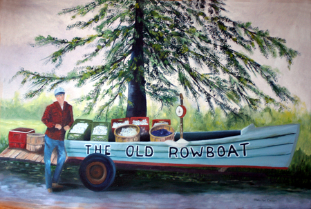 The old rowboat - Bob Bourguignon - Flanders, New York